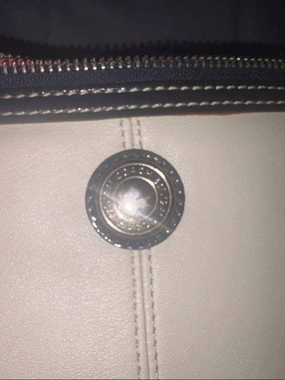 2 - Coach bags - 1 Cream barrel bag and and Cream/Black  Shoulder Bag - Picture 4 of 7